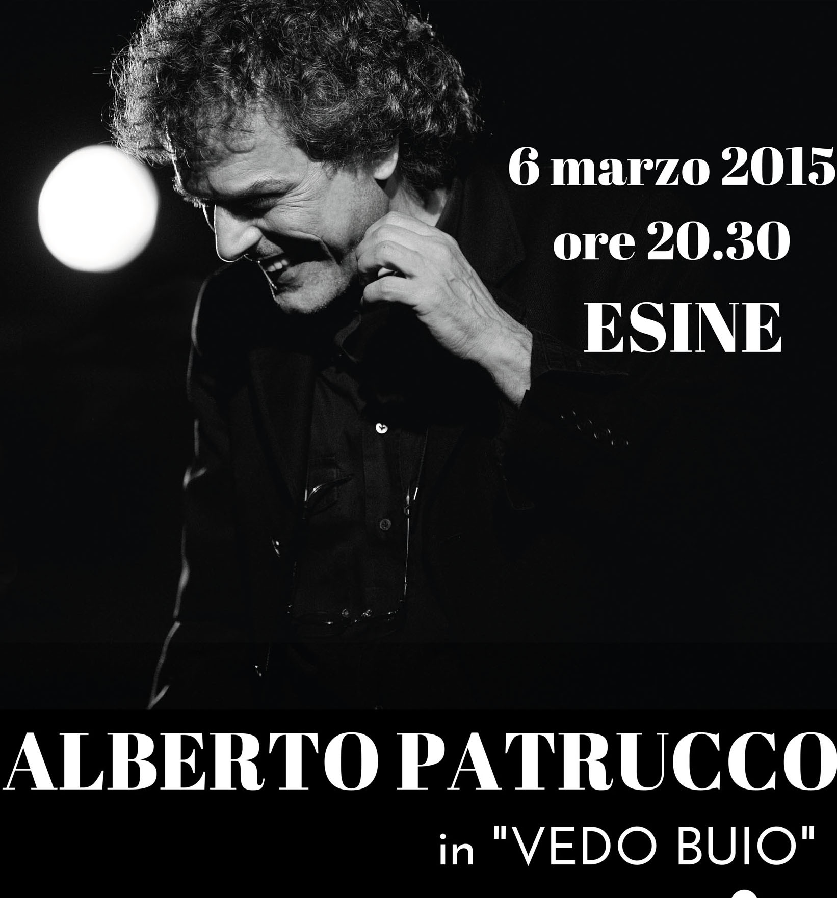Alberto Patrucco in “Vedo Buio” – venerdì 6 marzo – Teatro San Giovanni Bosco di Esine – Anteprima Festival Dallo Sciamano allo Showman