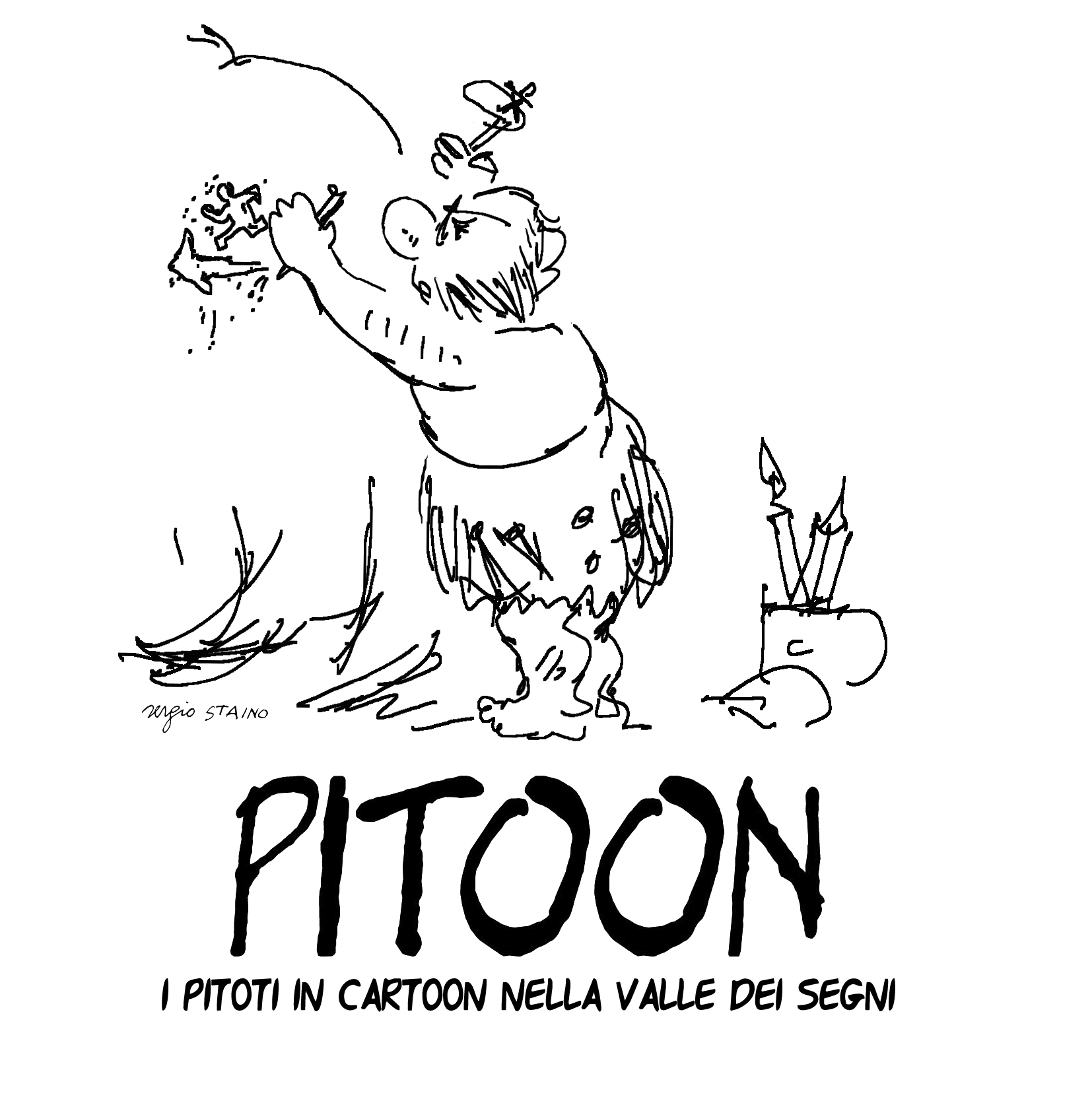 PITOON. I pitoti in cartoon della Valle dei Segni